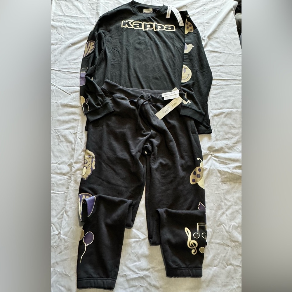 KAPPA Simbola Graphic Long Sleeve Tee/KAPPA Simbola Graphic sweat pants